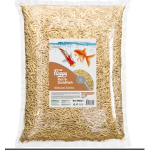 FLP035-FLOPPY KOI&GOLDFISH NATURAL STICKS 1KG